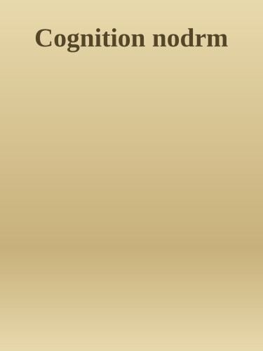 Cognition