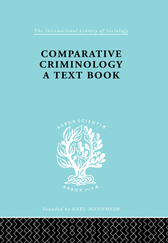 Comparative Criminology