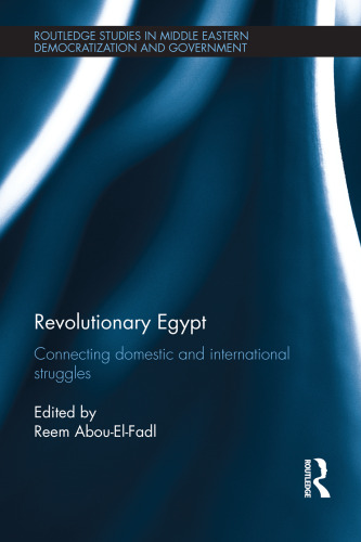 Revolutionary Egypt : Connecting Domestic and International Struggles (Routledge Studies in Middle Eastern Democratization and Government)