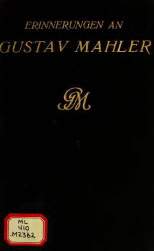 Erinnerungen an Gustav Mahler