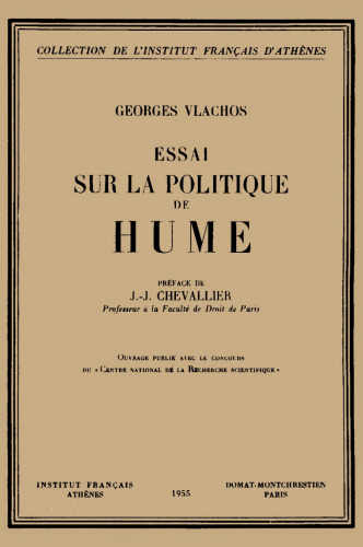 Essai sur la politique de Hume