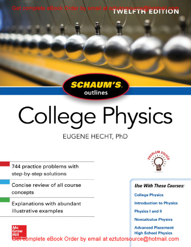 Schaum’s Outline of College Physics