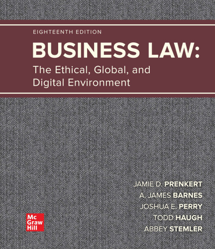 Business Law: The Ethical, Global, and Digital Environment