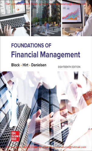 Foundations of Financial Management