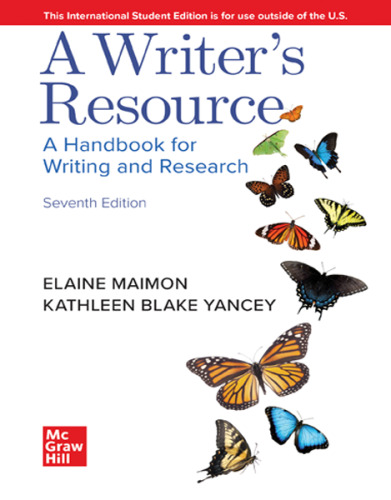 ISE A Writer's Resource (comb-version) Student Edition