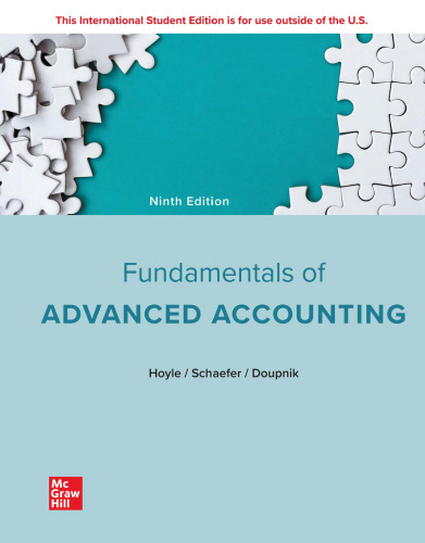 ISE Fundamentals of Advanced Accounting