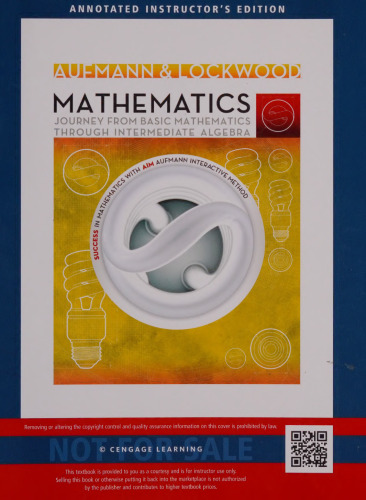 Mathematics: Journey from Basic Mathematics through Intermediate Algebra