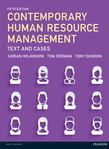 Contemporary Human Resource Management: Text and Cases