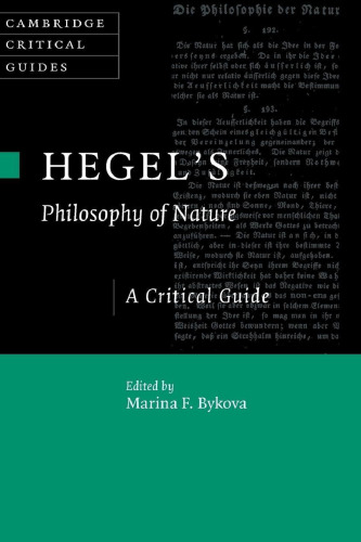 Hegel's Philosophy of Nature: A Critical Guide (Cambridge Critical Guides)
