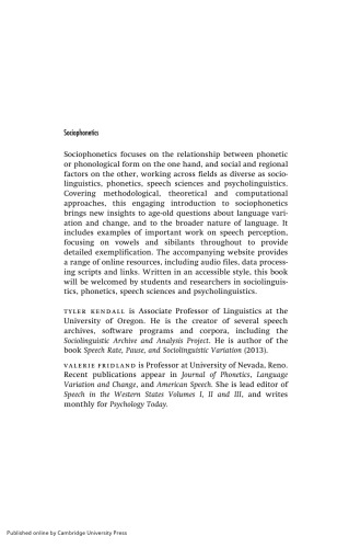 Sociophonetics