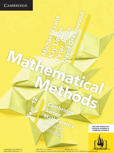 CSM AC Mathematical Methods Year 12