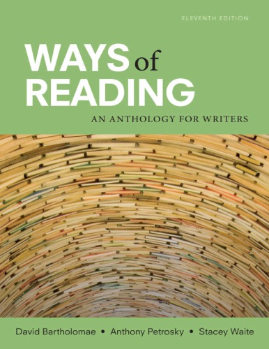 Ways of Reading: An Anthology for Writers [th ed.] 3904044