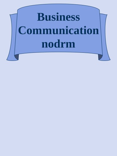 Business Communication