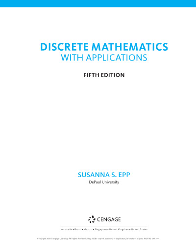 Discrete Mathematics with Applications