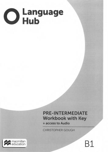 Language Hub B1 Pre-Intermediate Workbook without Key + Access to Audio