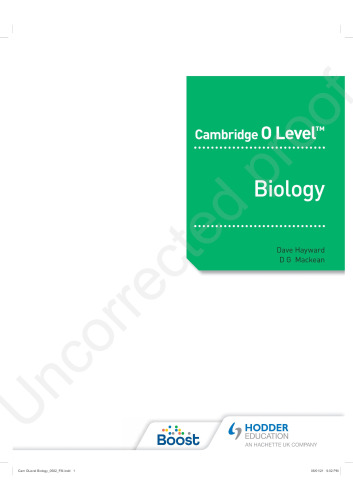 Cambridge O Level Biology