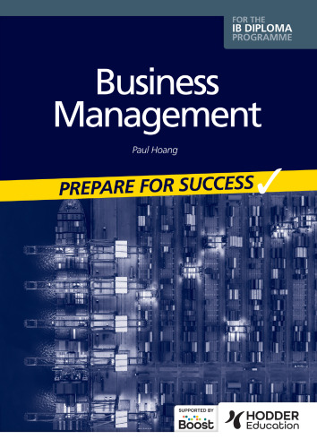 Business Management for the IB Diploma: Hodder Education Group