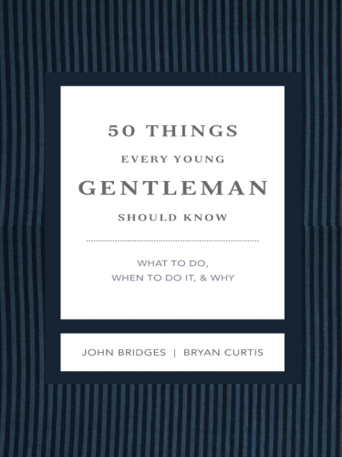 50 Things Every Young Gentleman Should Know