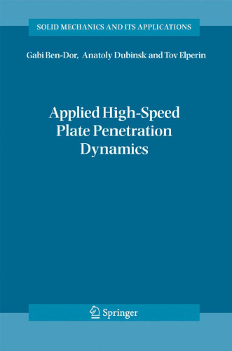 Applied High-Speed Plate Penetration Dynamics (Solid Mechanics and Its Applications)