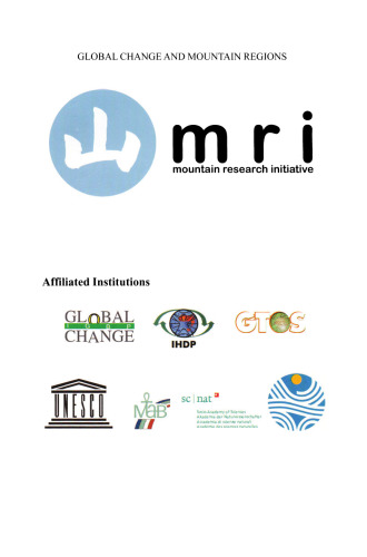 Global Change and Mountain Regions: An Overview of Current Knowledge (Advances in Global Change Research, 23)