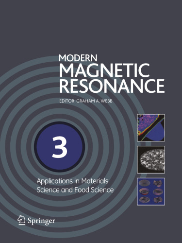 Modern Magnetic Resonance, Vol. 1: Applications in Chemistry, Biological and Marine Sciences