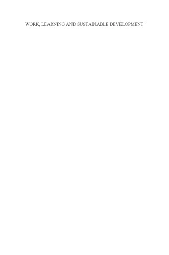 Work, Learning and Sustainable Development: Opportunities and Challenges