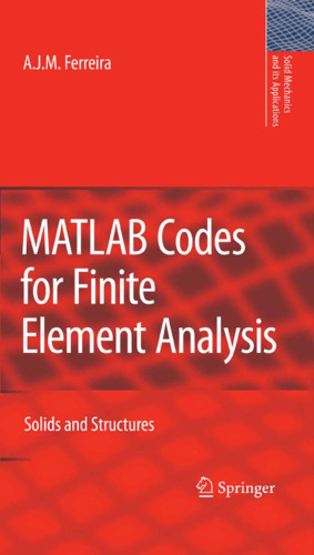 MATLAB Codes for Finite Element Analysis: Solids and Structures ()