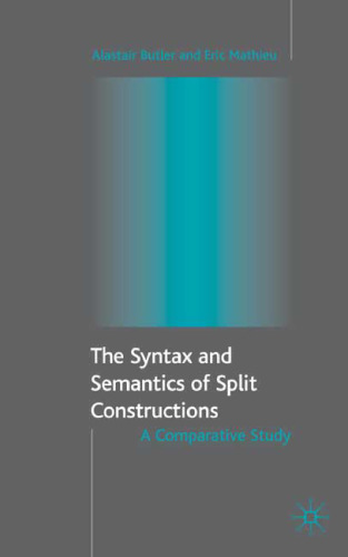 The syntax and semantics of split constructions: a comparative study