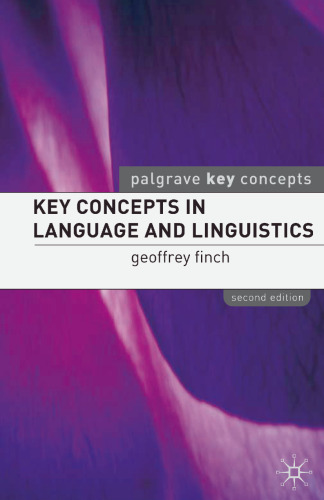 Key Concepts in Language and Linguistics