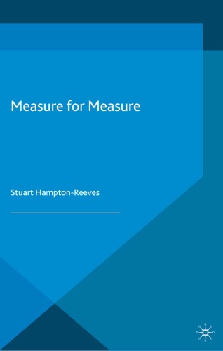 Measure for Measure (Shakespeare Handbooks)