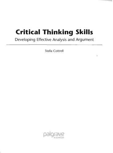 Critical Thinking Skills