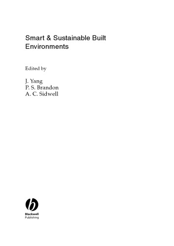 Smart & sustainable built environments