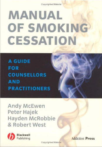 Manual of Smoking Cessation: A Guide for Counsellors and Practitioners