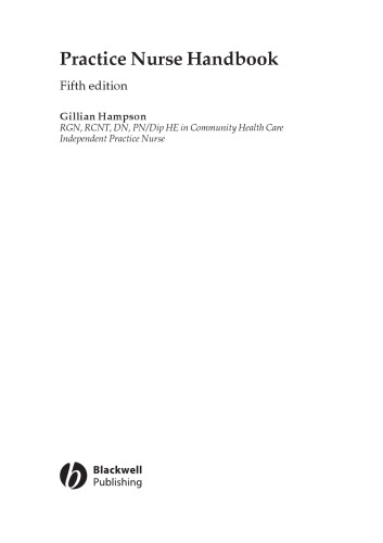 Practice Nurse Handbook