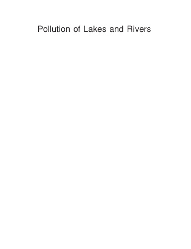 Pollution of lakes and rivers: a paleoenvironmental perspective