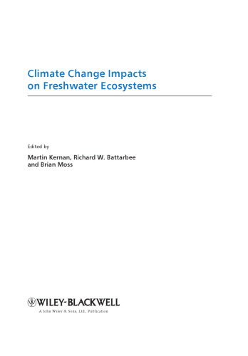 Climate Change Impacts on Freshwater Ecosystems