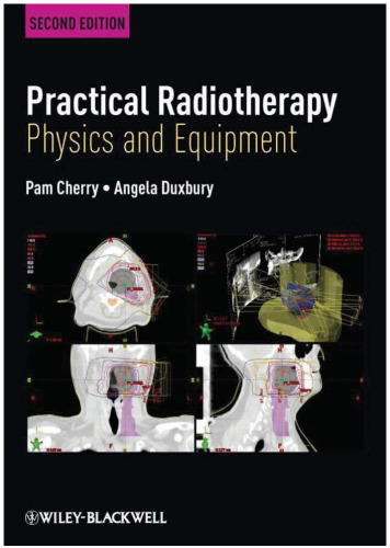 Practical Radiotherapy: Physics and Equipment