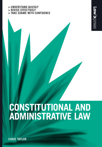 Constitutional & Administrative Law (Law Express)