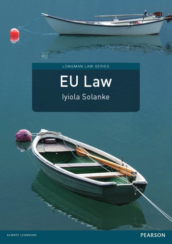EU Law (Longman Law Series)