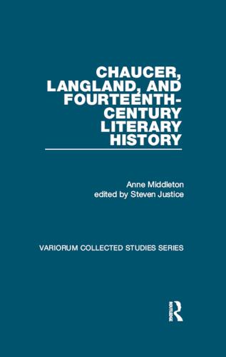 Chaucer, Langland, and Fourteenth-Century Literary History