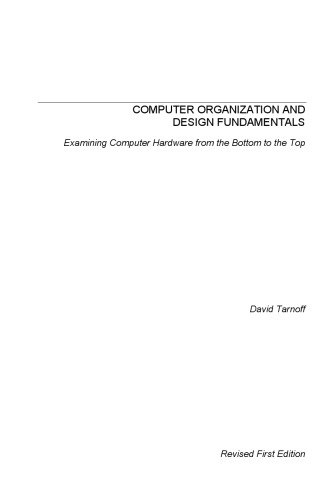 Computer Organization and Design Fundamentals