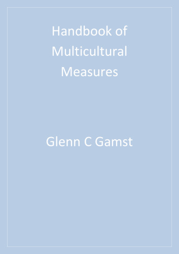 Handbook of Multicultural Measures