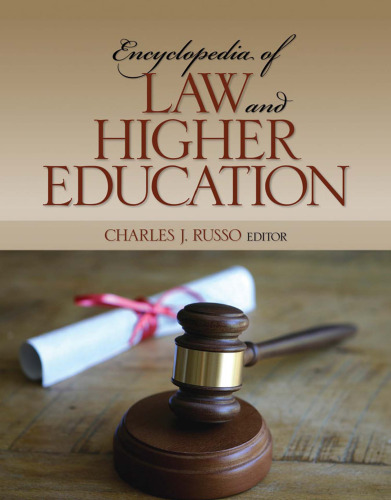 Encyclopedia of Law and Higher Education