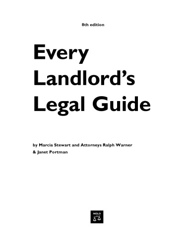 Every landlord's legal guide