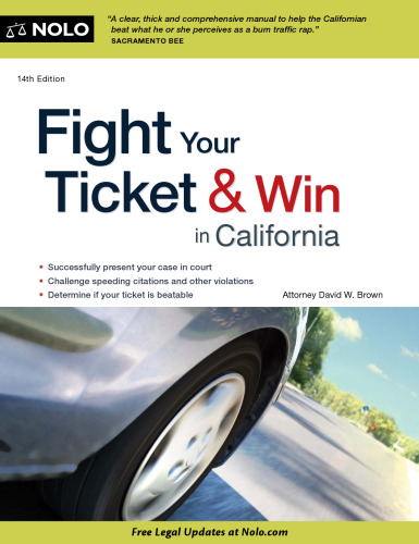 Fight Your Ticket & Win in California