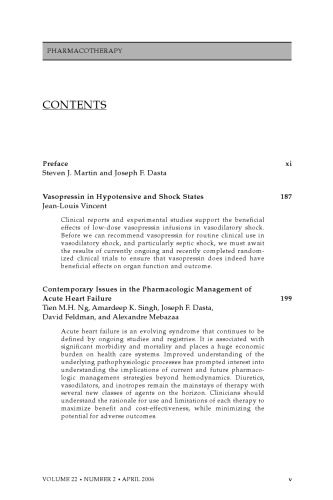 Pharmacotherapy