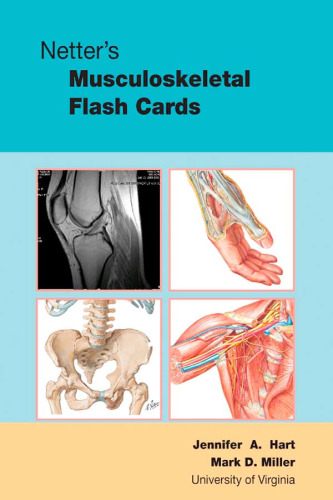 Netter's Musculoskeletal Flash Cards, 1e