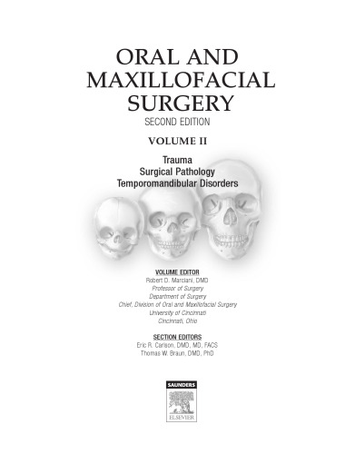 Oral and Maxillofacial Surgery