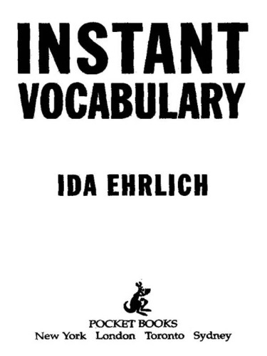 Instant Vocabulary