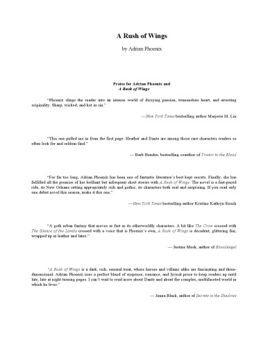 A Rush of Wings (Maker's Song, book 1)